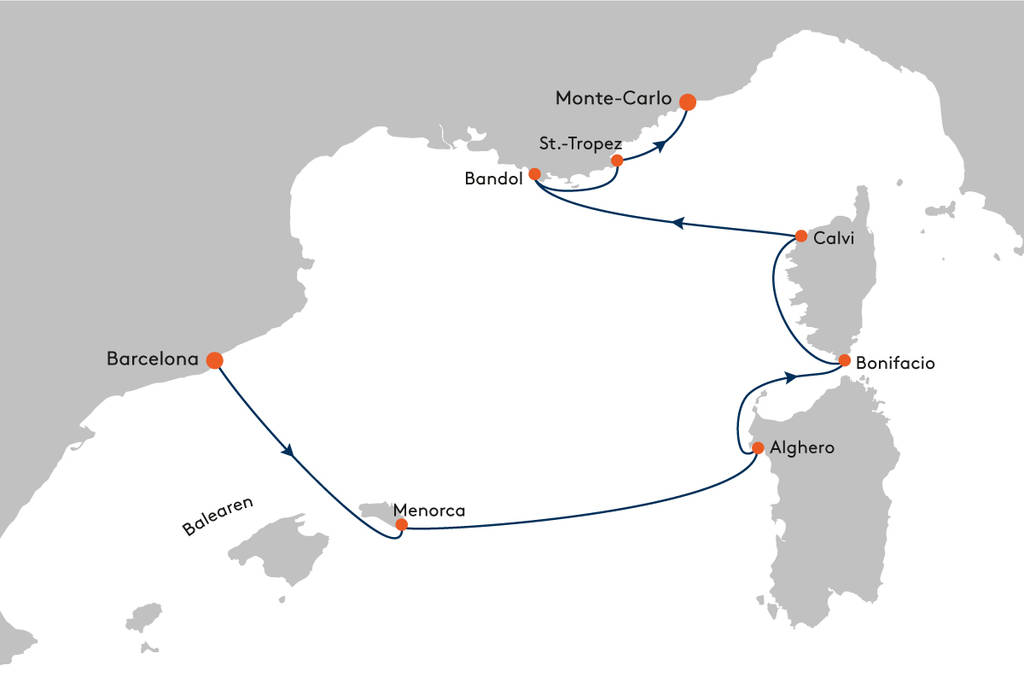 Mediterrane Inselwelt und traumhafte Cte d Azur