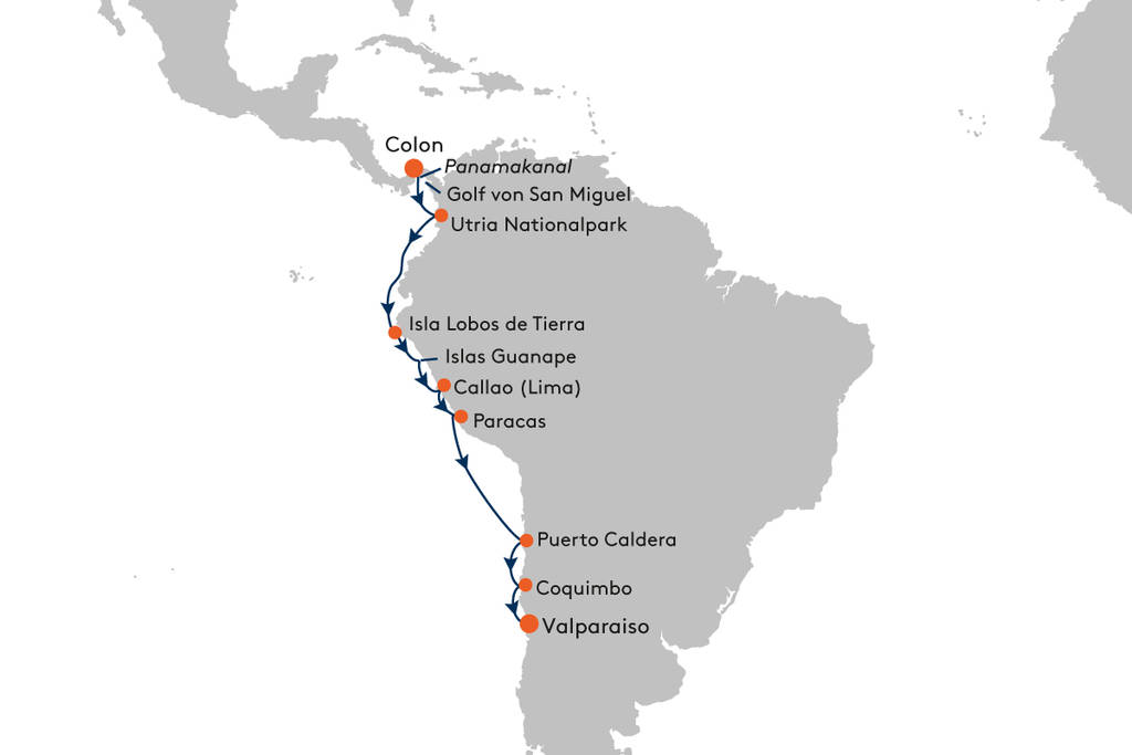 Expedition Panamakanal und Sdamerika - Exotische Welten mit bewegter Historie